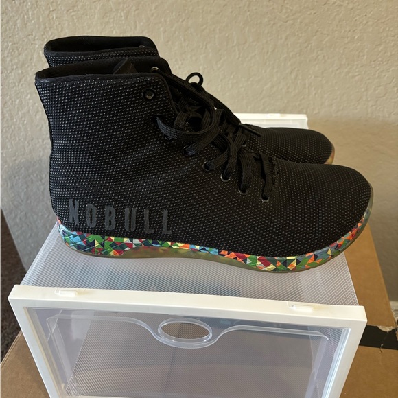 NOBULL Men Hightop Sneakers With Colorful Sole Size 11 - Picture 3 of 8